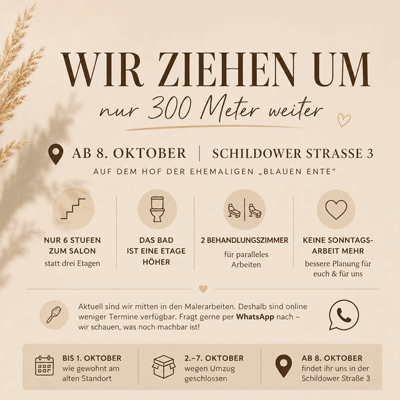 Afines zieht um im Oktober